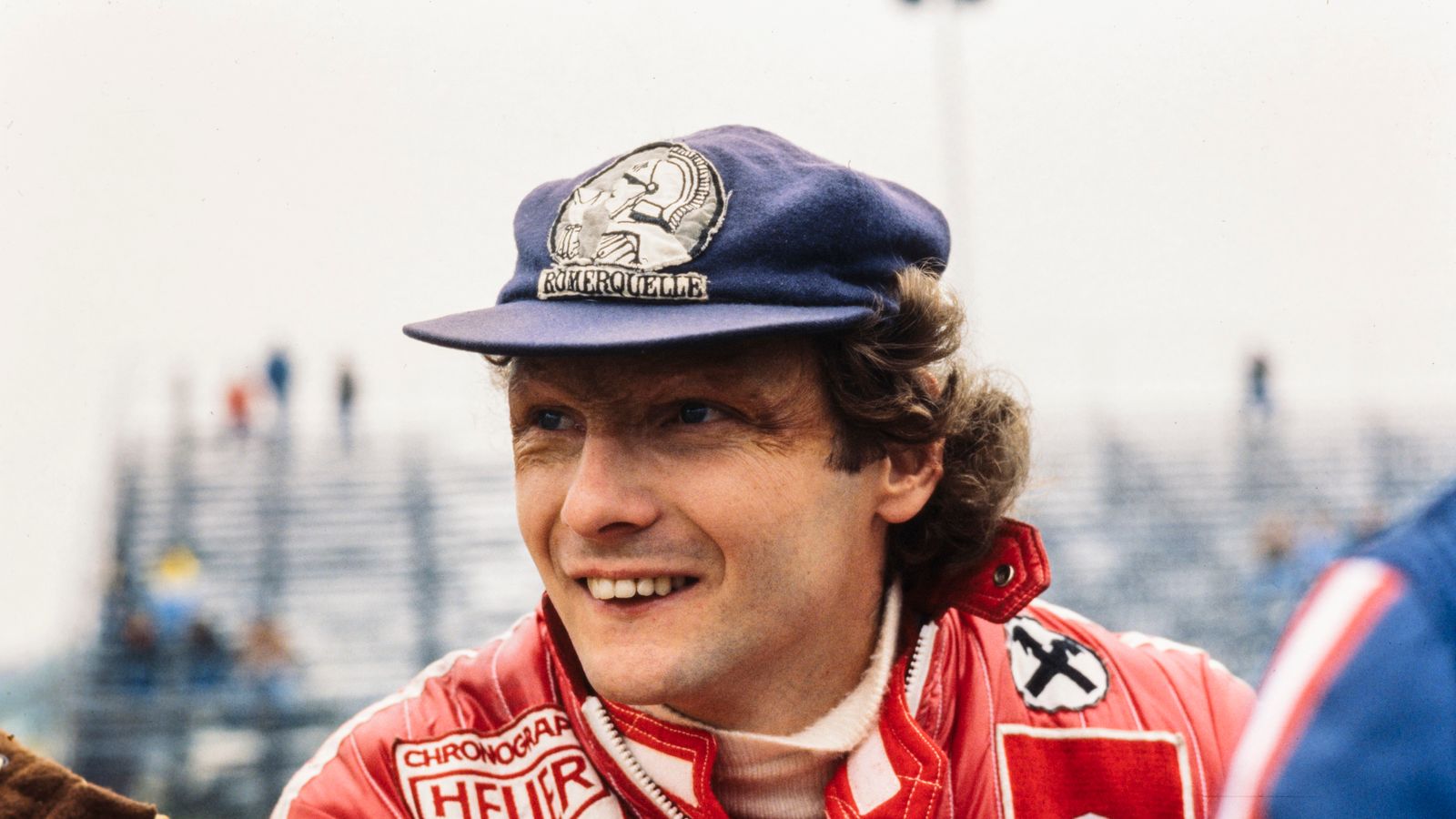 Niki Lauda on the podium