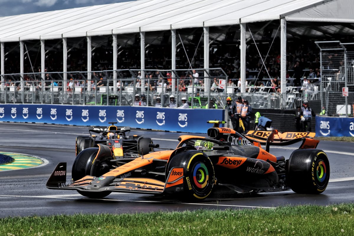 Circuit Gilles-Villeneuve wall proximity at the chicane
