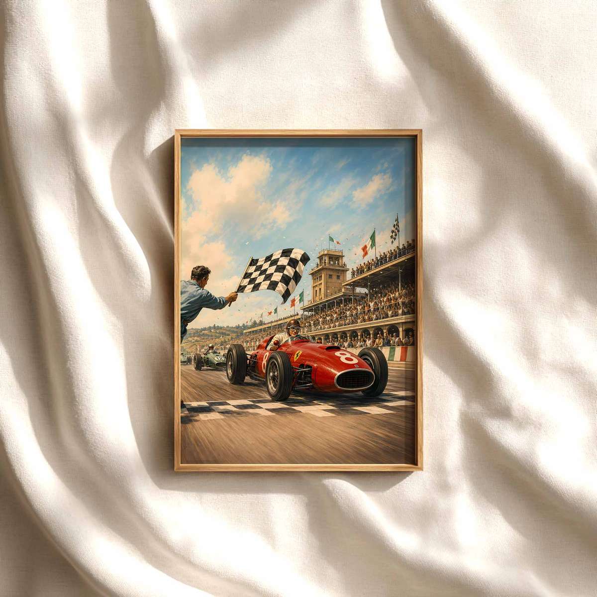 Sebring Formula 1 Fans – Vintage Finish Line Poster, F1 Wall Art, Vintage F1… Formula 1 poster displayed as motorsport wall art