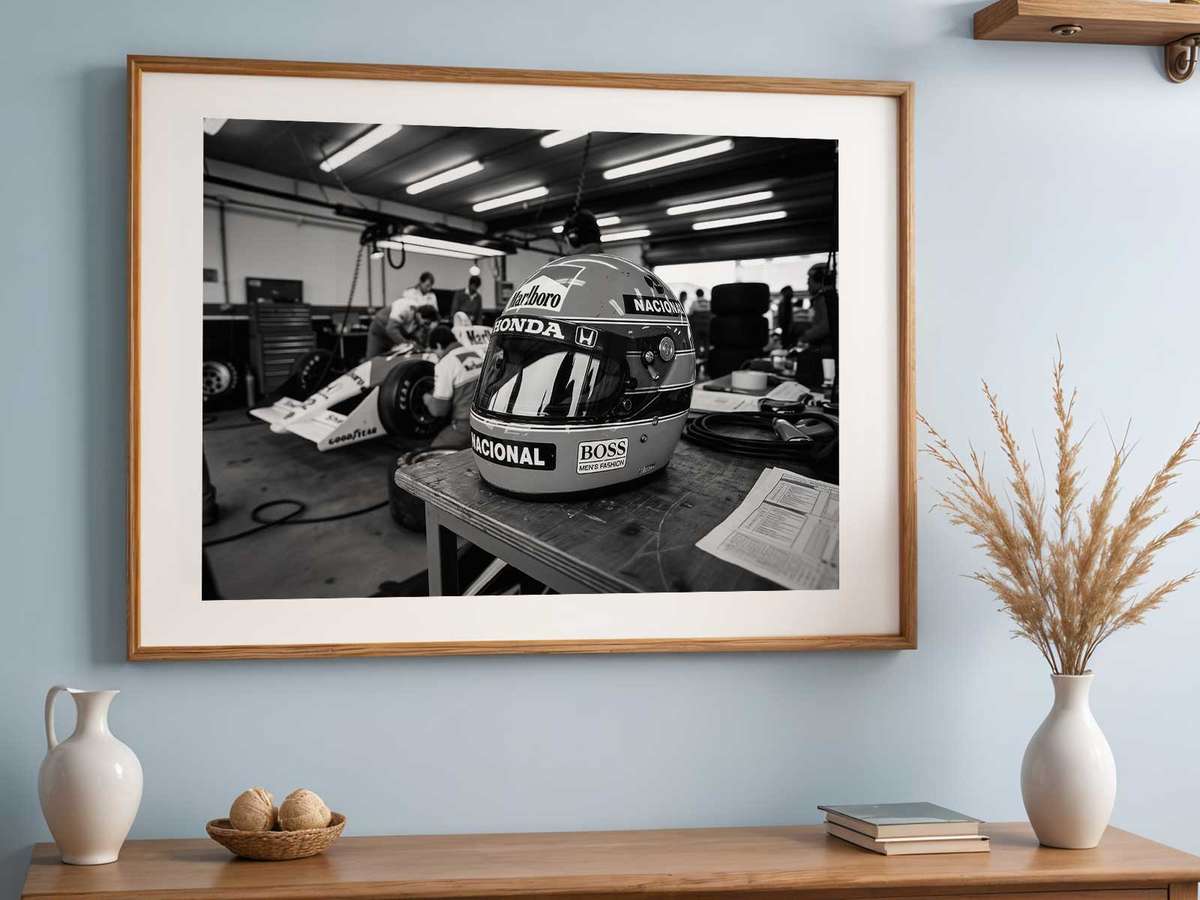 Vintage poster of How 1980s Vintage Aesthetics Deepen the Legacy of Formula 1 Grand Prix created for gallery wall decor