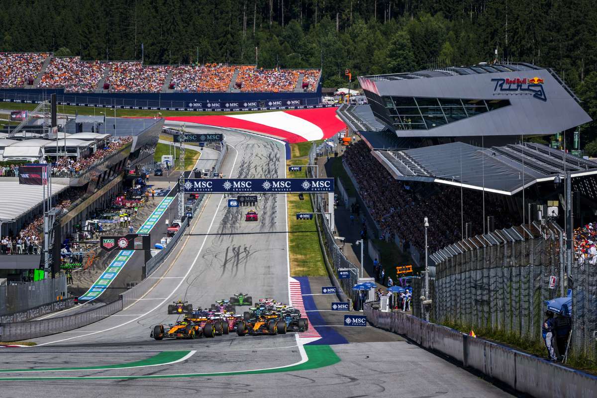Red Bull Racing car on a long straight demonstrating low-drag setup and top speed potential