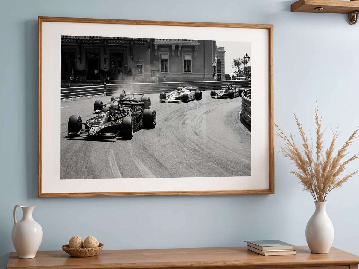 Series-style poster of Hungaroring seasons in a retro palette with worn edges