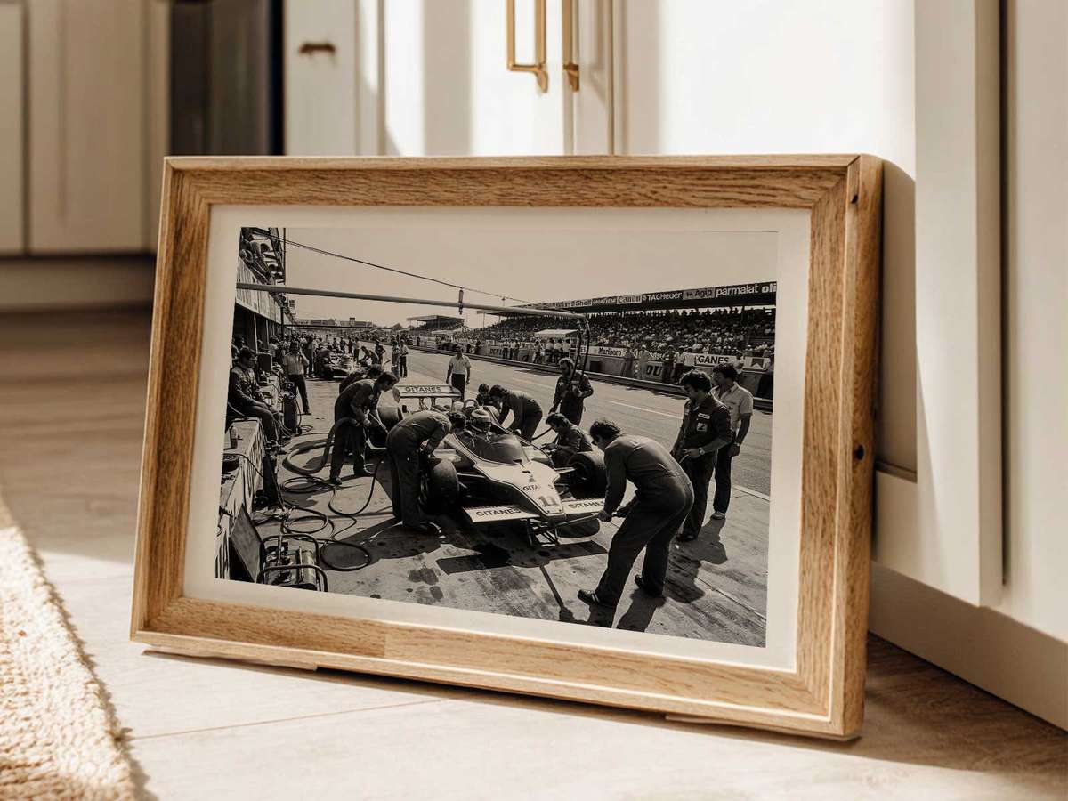 Stylized poster of Max Verstappen created for gallery wall decor
