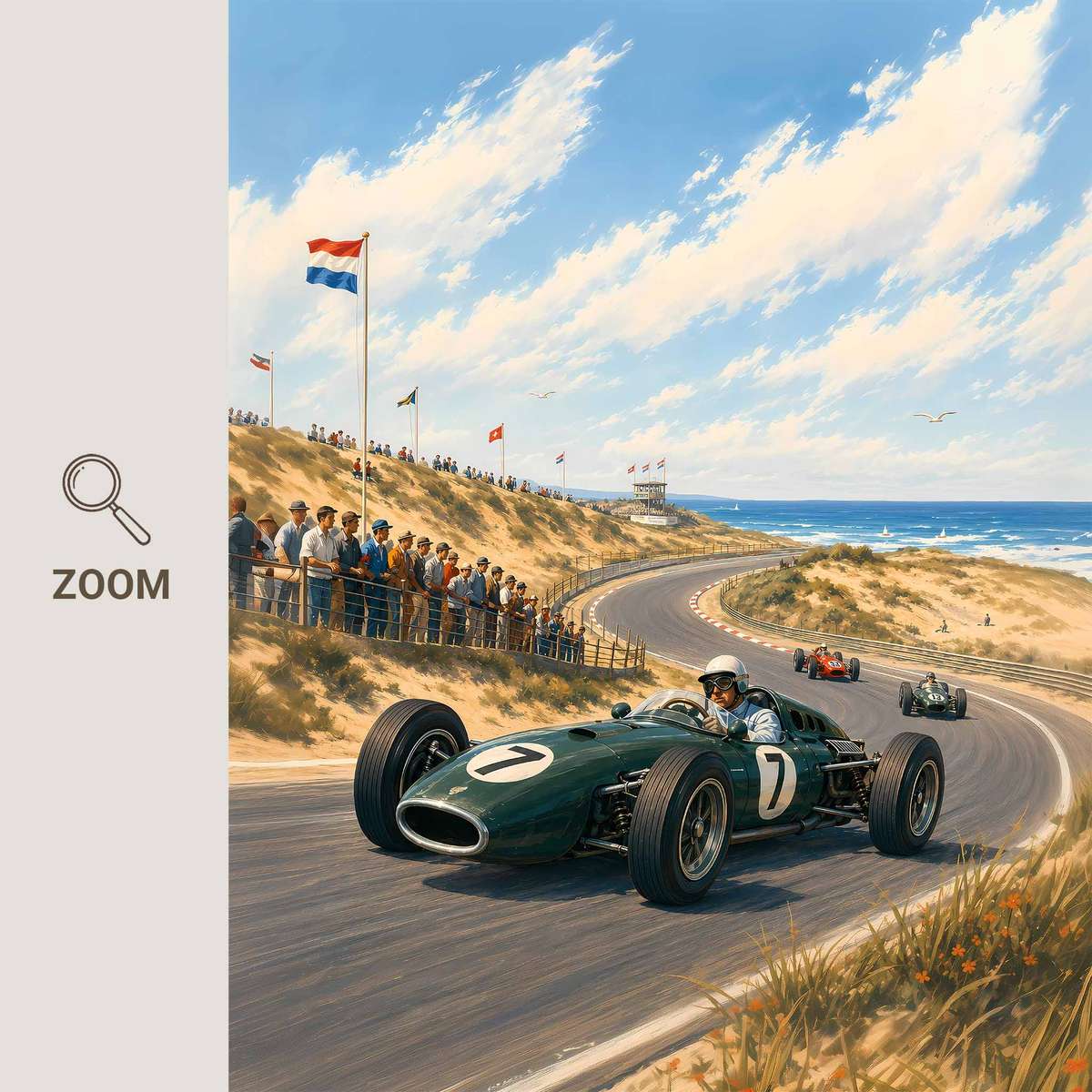 Decorative Nurburgring Circuit F1 artwork designed for motorsport fans and gaming room decor