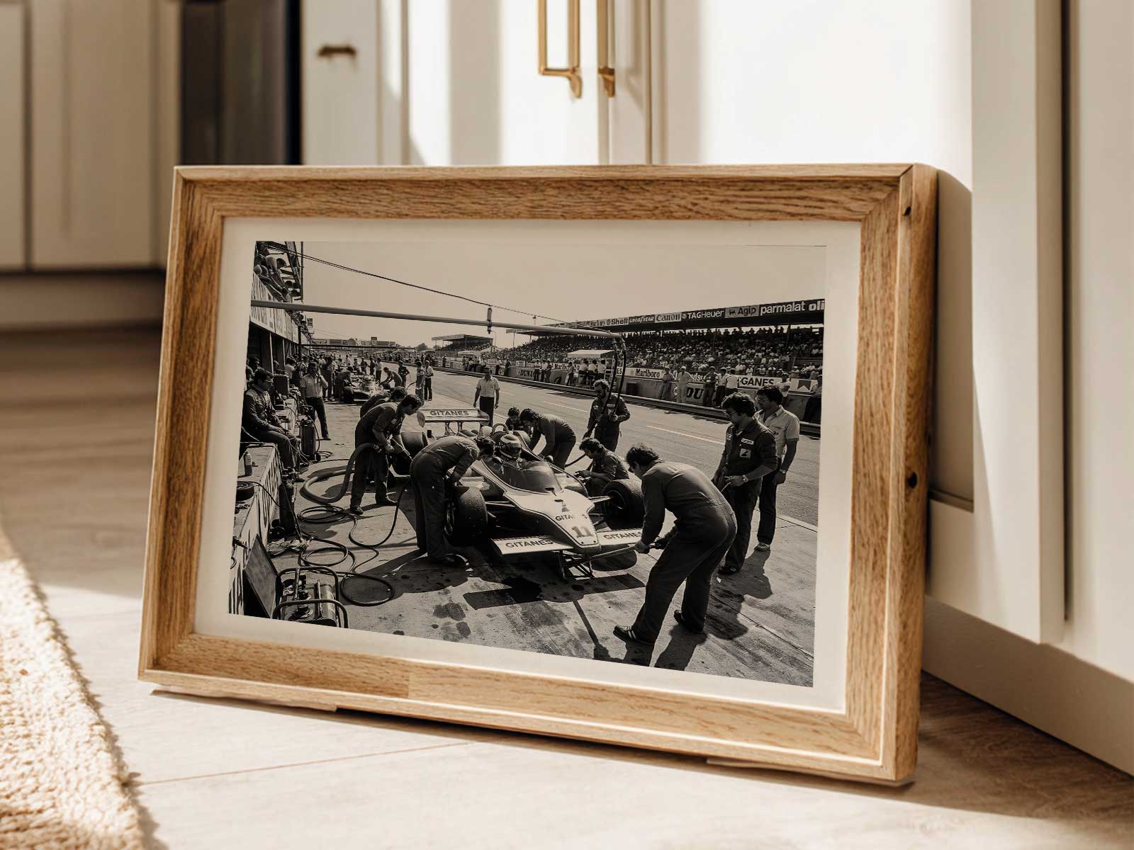 Poster framing Verstappen making direct eye contact with the viewer, tight crop and cinematic lighting for intensity
