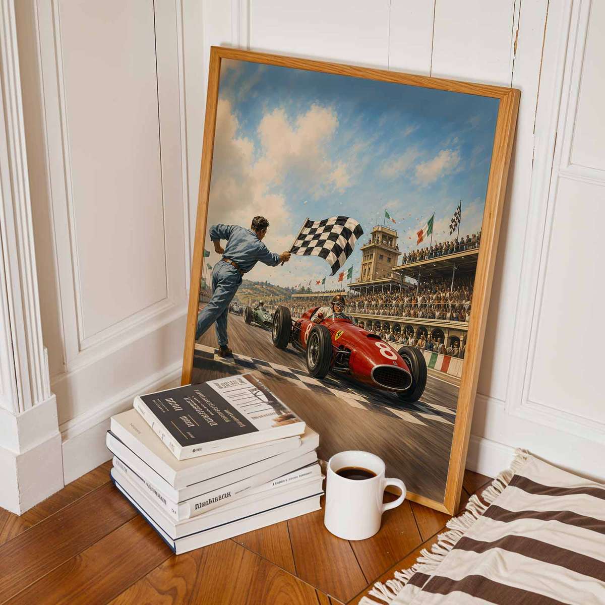 Sebring Formula 1 Fans shown in a vintage composition showcasing speed-focused composition with trackside detail