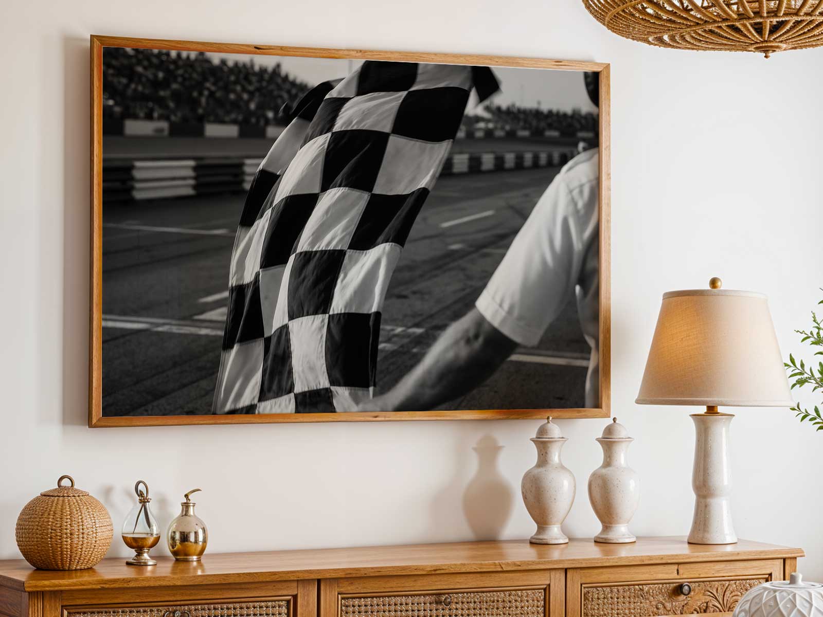 Stylized vintage map of Miami speedway routes with worn paper texture and 1980s motorsport graphic accents